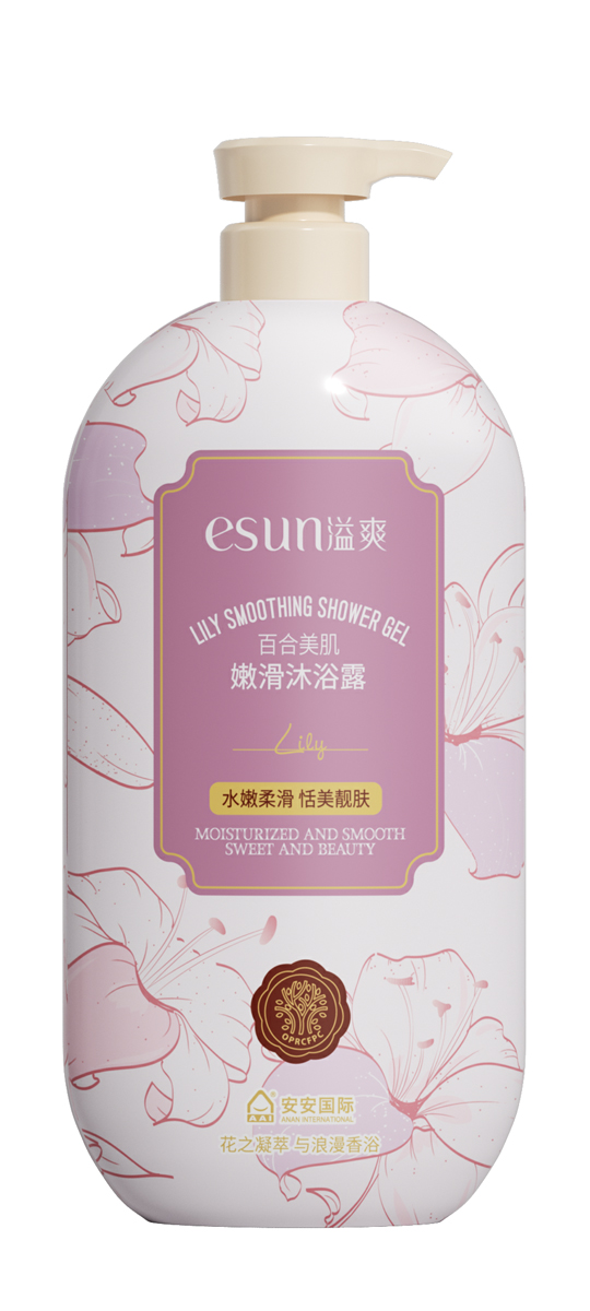 安安國際百合美肌嫩滑沐浴露